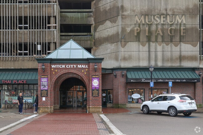 New Liberty Innovation School is located within the Witch City Mall.