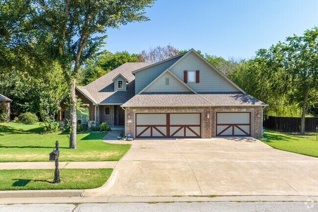 French inspired homes are a part of the Glenpool community.