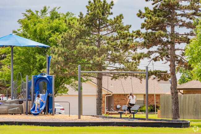 Your kids will love the playground at Greenbriar Park.