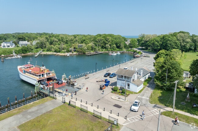 The ferry ride from New London to Fishers Island takes approximately 45 minutes and provides stunning views of Long Island Sound.