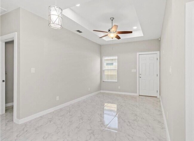 Back patio door from living room