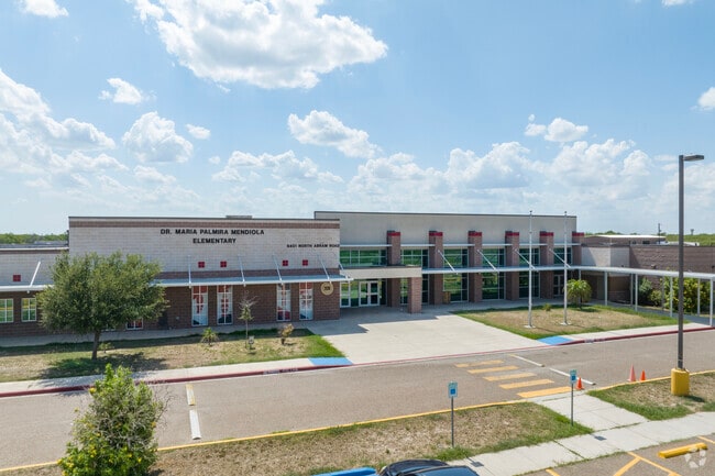 Dr. Palmira Mendiola Elementary School is located on Abram Rd and hosts grades Pre-k to 5th.