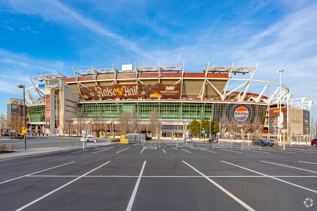 Northwest Stadium near District Heights is the home of the Washington Commanders.