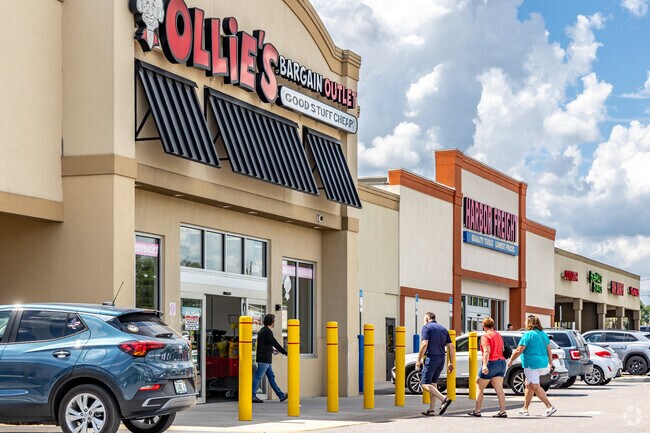 Strip malls on Gall Boulevard in Zephyrhills West offer tools and discount finds.