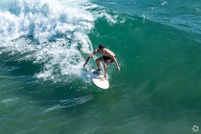 Southeast locals hit the waves in Huntington Beach also known as Surf City.
