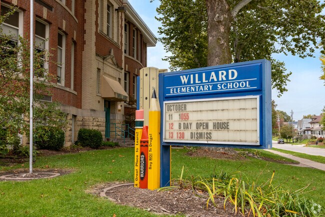 Children can easily walk or bike to Willard Elementary School in Moline.