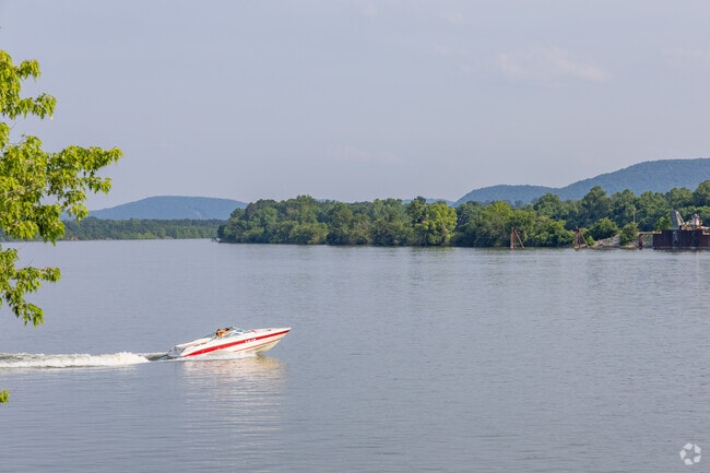 Boaters can ride on the Tennessee River at Ditto Landing in Huntsville.