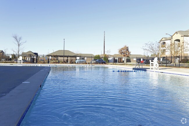 Pool with large sundeck