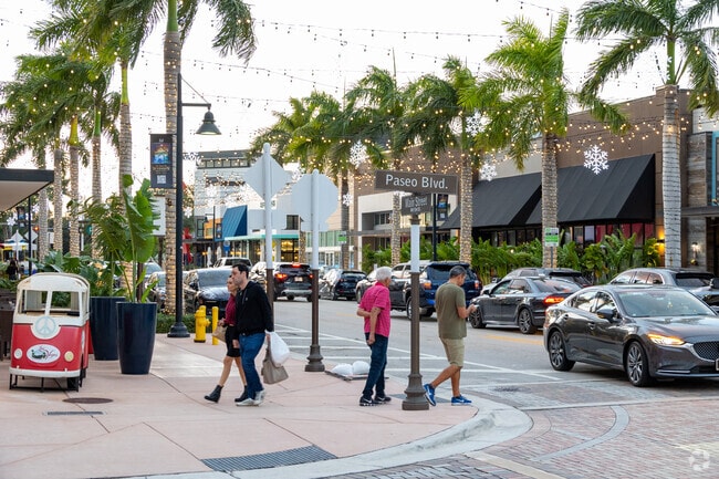 There is a great vibe in Doral City center where residents can enjoy their day.