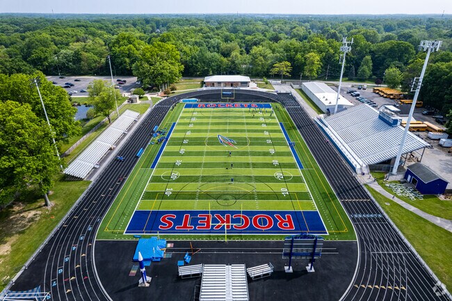 Bay Village is the home of the Rockets.