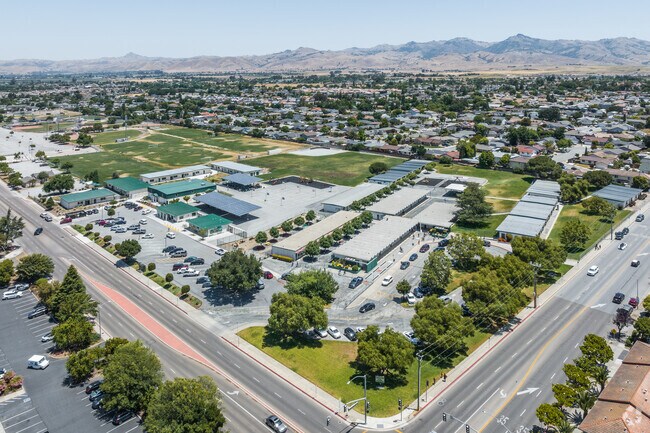 The sprawling campus at Sunnyslope Elementary School accommodates all of its Hollister students.