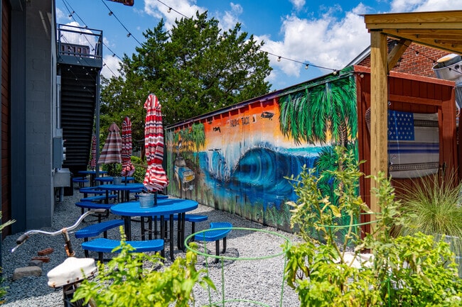 Lake Forest residents can enjoy outdoor dining in the SoFro District.