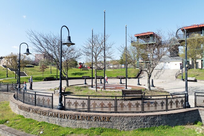 Riverlink Park is a beatuiful place to take a long walk or admire the Mohawk River.