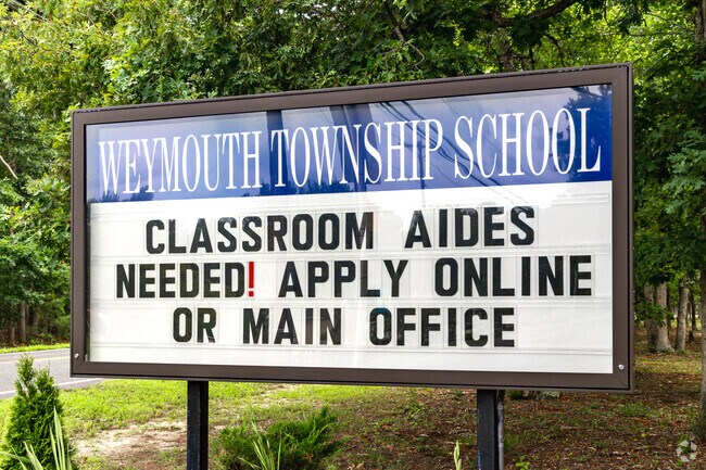 Weymouth Township School serves students from Pre-K through 8th grade and is the district’s only public school.