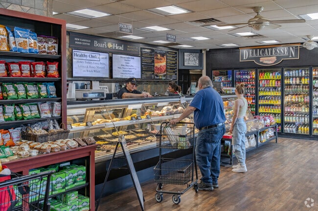 The deli side of Johnny's New Fairfield Food Center is popular all hours of every day.