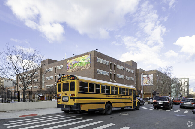 Harry S Truman High School offers bus service for students.