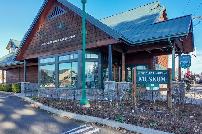 The Sandy Area Historical Museum welcomes visitors.