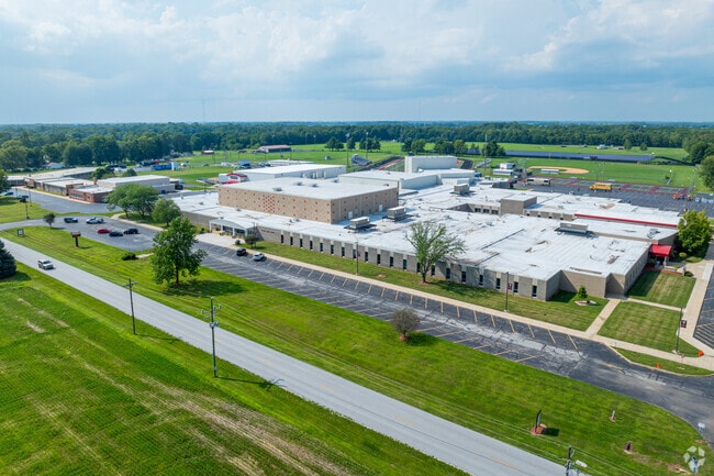 Taylor Middle School is attached to the High School.