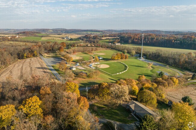 Breathtaking views of Ontelaunee, PA's athletic fields.