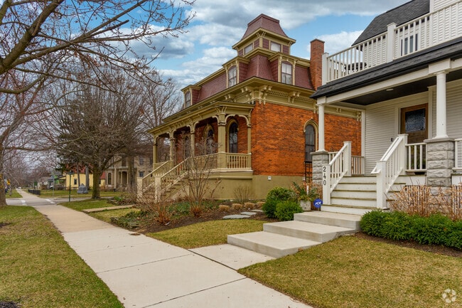 A beautiful Italianate Victorian home is unique in Holland's Historic District.