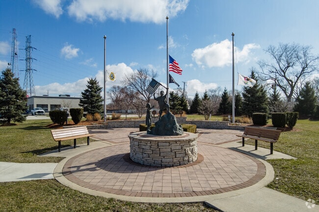 Bridgeview has a number of memorials for the armed services.