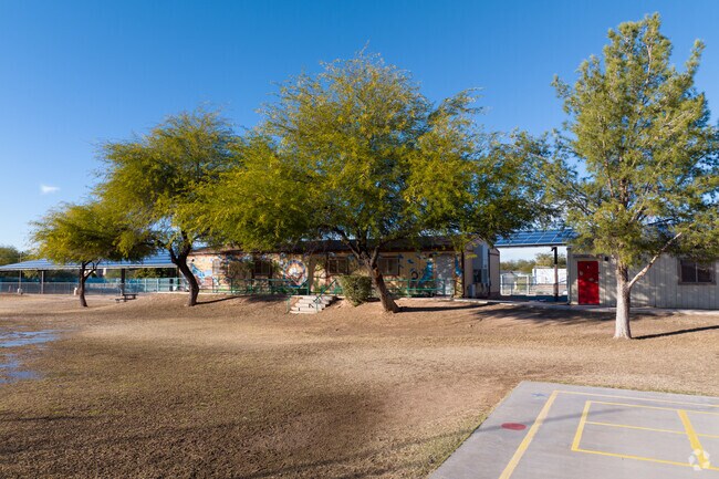 there's plenty of outdoor space for kids to run and play at Ocotillo Early Learning Elementary