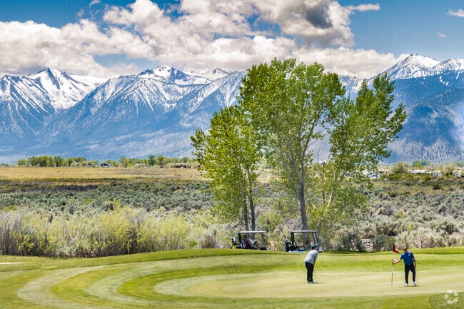 Recreation in Indian Hills includes meadows of native sagebrush and snow-capped mountain views.
