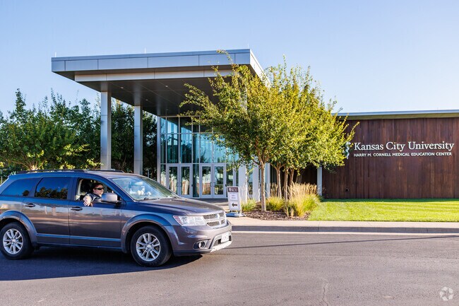 Soaring Heights residents have a short drive to the Kansas City University campus.