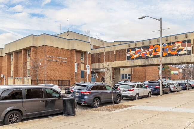 Furman Templeton Preparatory Academy serves Heritage Crossing  students from Pre-K through the 5th grade .