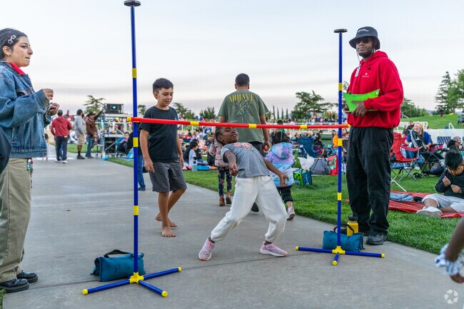 There's plenty for kids to do at the Family Movie Nights event.