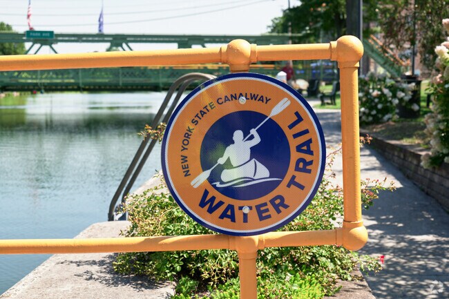 Explore the New York State Canalway Water Trail from Harvester Park in historic Brockport.