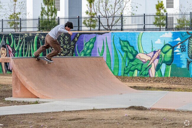 Gibson Mariposa Park is a great place to skate in the Northwest El Monte neighborhood.