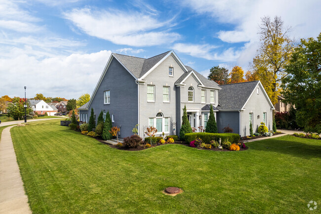 Newer homes in New Britton boast modern designs.