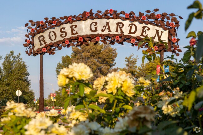 Relax with a walk around the rose garden at Mesa Community College in West Central Mesa.
