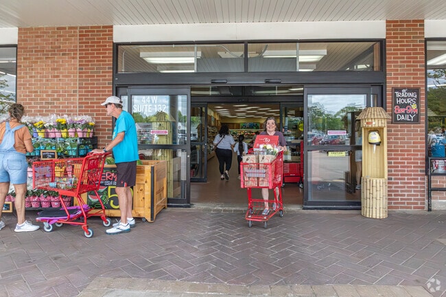 Residents can grab their weekly groceries at the local Trader Joe's.