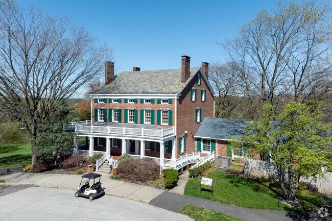 LaTourette Park has many trails and a historic mansion that serves as the golf course clubhouse.