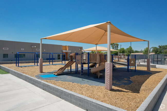 Students have access to two playgrounds at Pima Elementary in Scottsdale.
