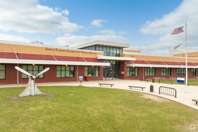 Amelia Earhart Elementary Middle School is in the Mexicantown neighborhood of Detroit.