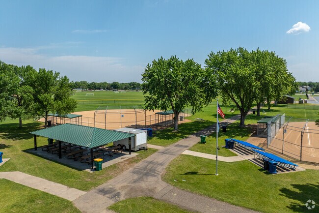 Enjoy the serene surroundings at Zane Sports Park.