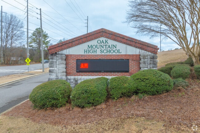 Oak Mountain High School mascot is the Oak Mt. Eagle.