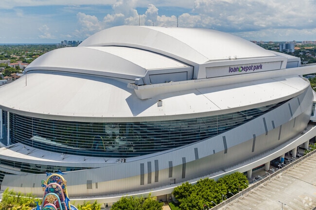 Loan Depot Park is just outside Little Havana in Miami, Florida.