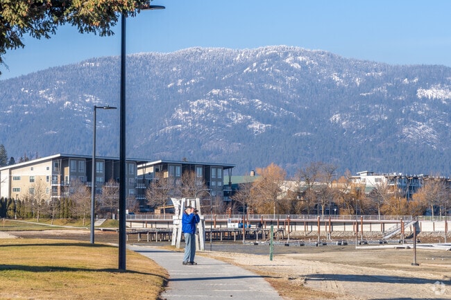 City Beach Park attracts lots of people to downtown Sandpoint.