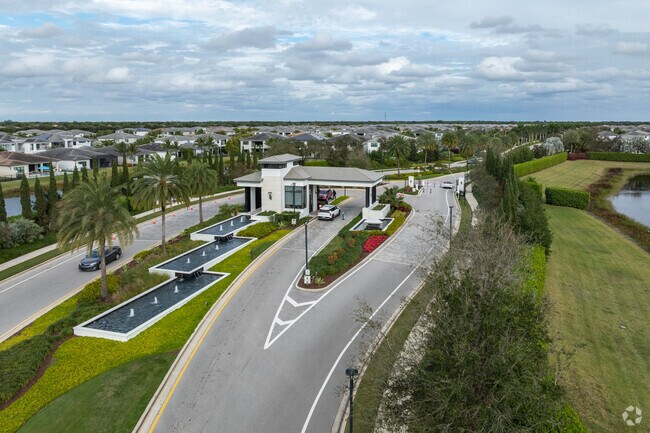 The Oaks features grand gated entrances into their communities.