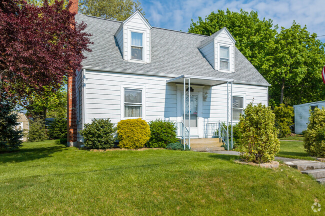 Cozy bungalow style homes can be found in Bressler.