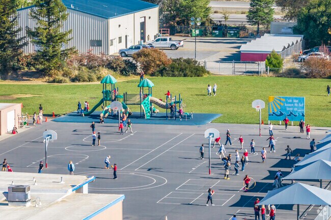 Your kids will never want to leave the playground at Woodland Christian School.