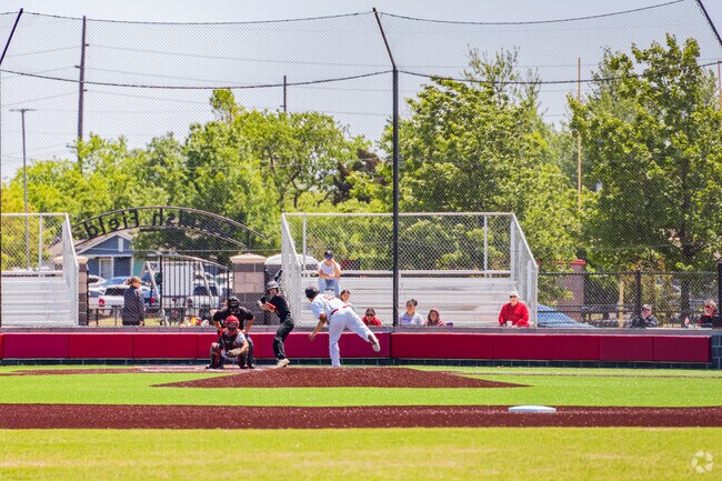 US Grant HS Field near Valley Brook-Crossroads lets locals enjoy playing baseball.