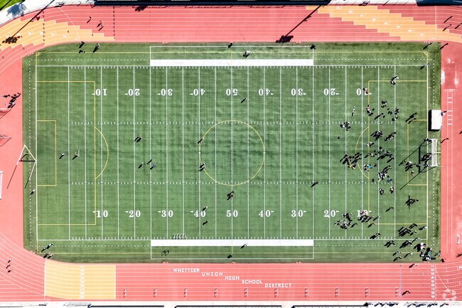 Pioneer High School in Whittier has a great football team of Titans.