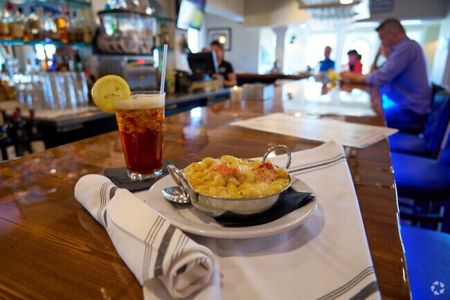 Try the amazing lobster mac and cheese at The Station House, High Ridge residents love it.