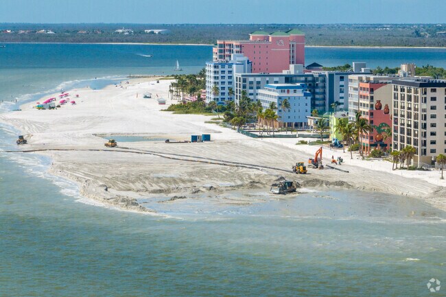 Fort Myers Beach is undergoing a massive beach reclamation project after Hurricane Ian.