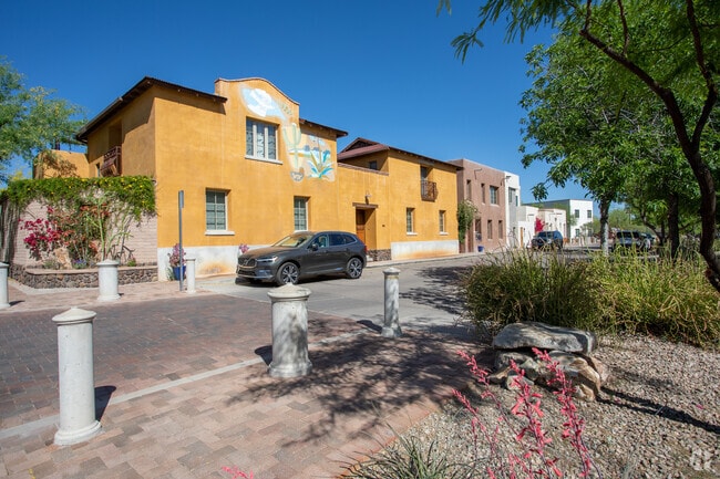 Some Menlo Park residents live in barrio-style condos and townhomes.